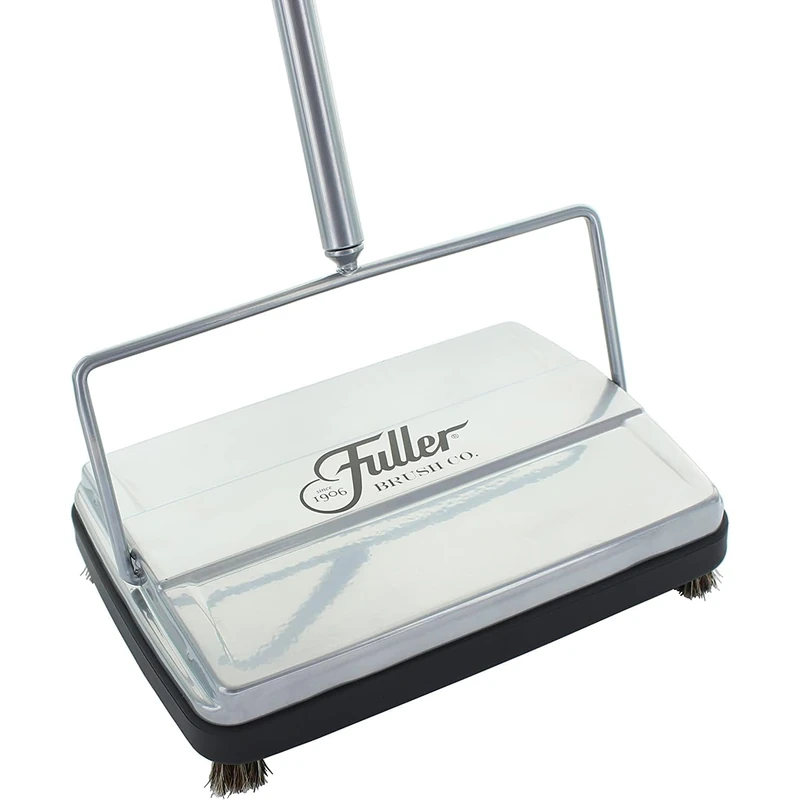 Fuller Carpet Sweeper Electrostatic Floor Cleaner - Metallic Silver - Image 1