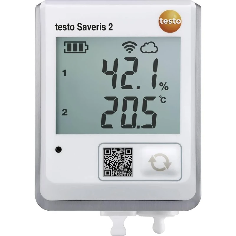 testo Saveris 2-H2 Wifi Data Logger with Display and Connectable Temperature and Humidity Probe