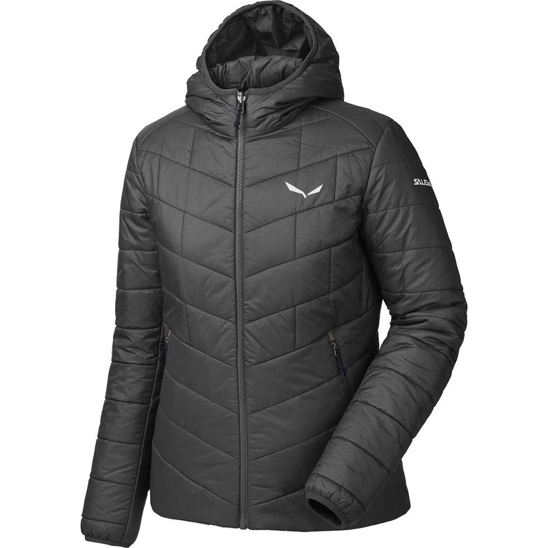 Salewa Fanes Triwool CLT Women's Hooded Jacket, womens, Jacket, 00-0000026649, black out, 38 - Image 1