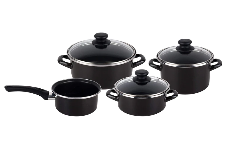 Magefesa Kenia 7-piece cooktop set, induction, non-stick PFOA-free, dishwasher cleaning suitable for all cookers, ceramic hob, gas