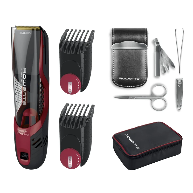 Rowenta Airforce Ultimate TN9310F1 Hair Clipper with Vacuum System - Image 1