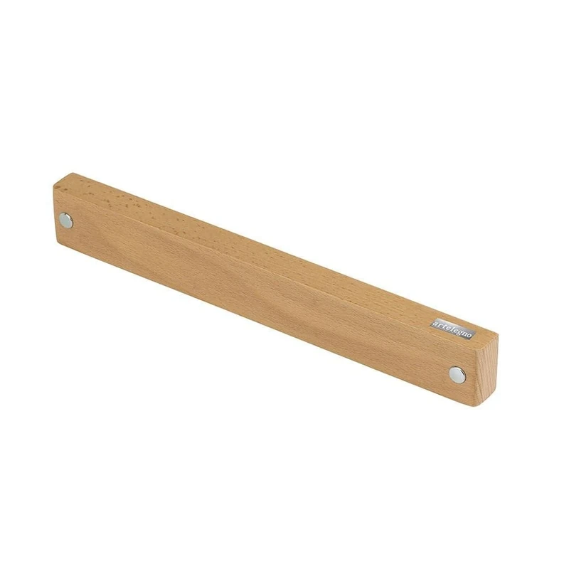 Artelegno Solid Beech Wood Wall Mounted Magnetic Knife Bar, Luxurious Collection by Master Italian Craftsmen Displays up to 9 High-End Knives in Elegant Style, Ecofriendly, Natural Finish