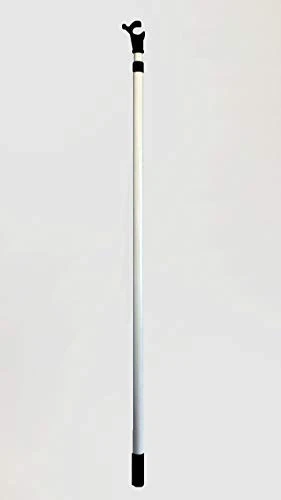 Bloc Blinds 2 metre Telescopic Pole for Roof Windows and Blinds, Aluminium, White, 115 x 3 x 3 cm