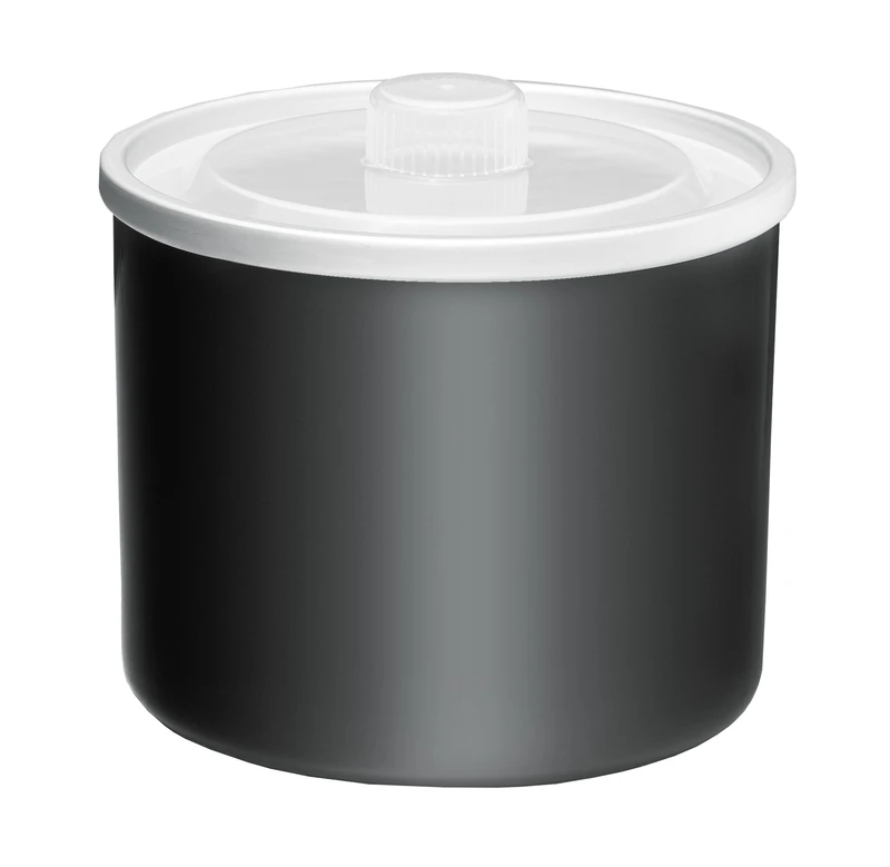 Rommelsbacher IB 05 Freezer Container for Ice Machine 12 Kurt/Practical Dual Bin with Lid 1.5 L Black - Image 1