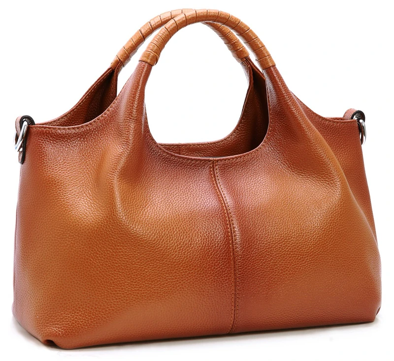 Iswee Women's Satchel-Style-Handbags, Sorrel, Medium - Image 1