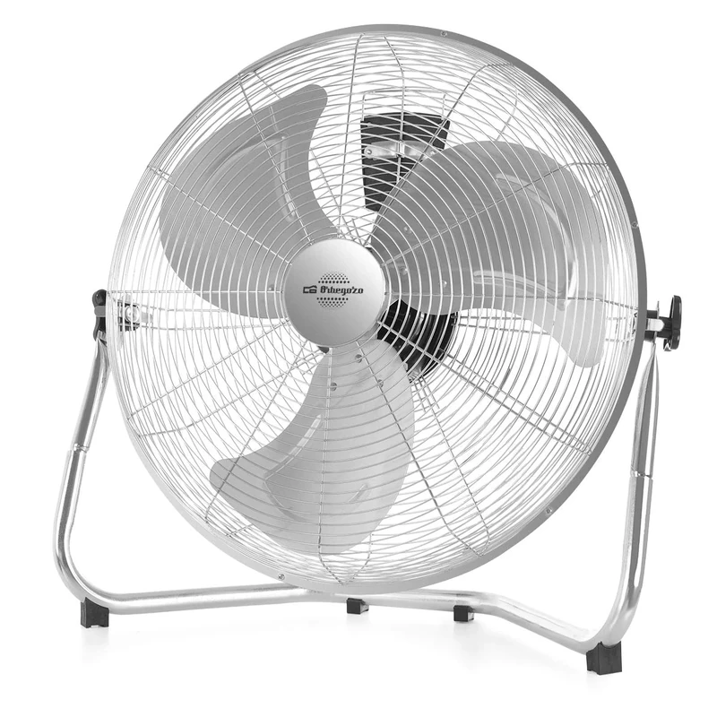 Orbegozo PW 0851 Industrial Power Fan, Metallic Blades with 50 cm Diameter, 3 Speeds, Carry Handle, Safety Grid, 155 W