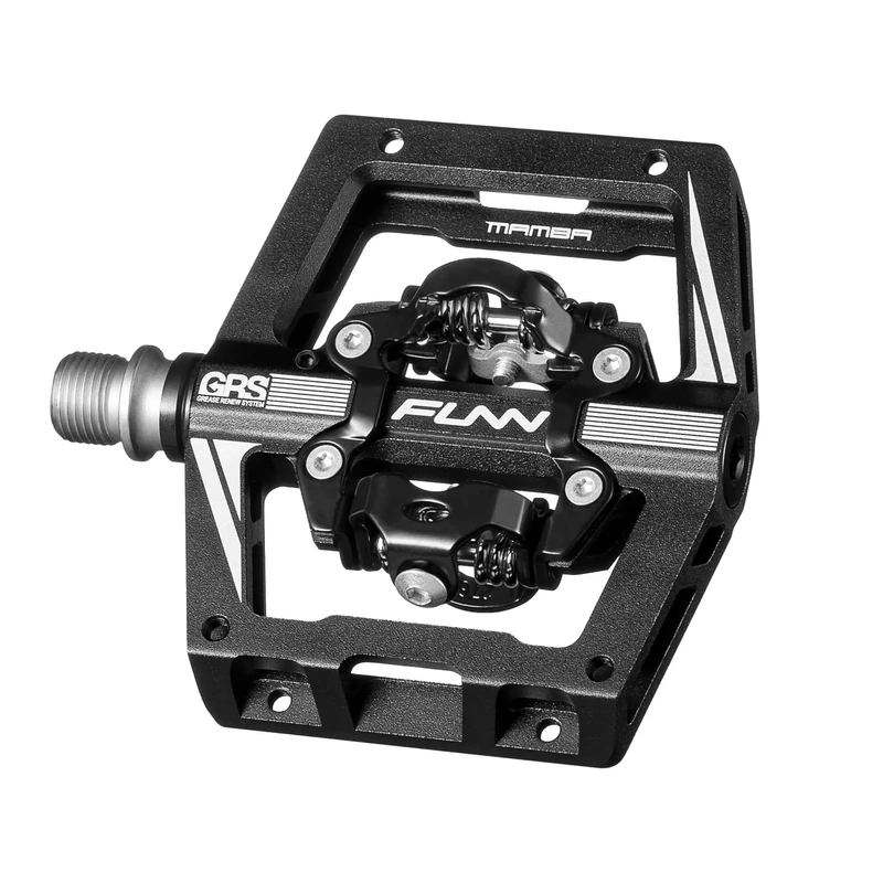 Mamba Automatic 2-Sided Clip Pedals - GRS (Grease Renew System), Black - Image 1