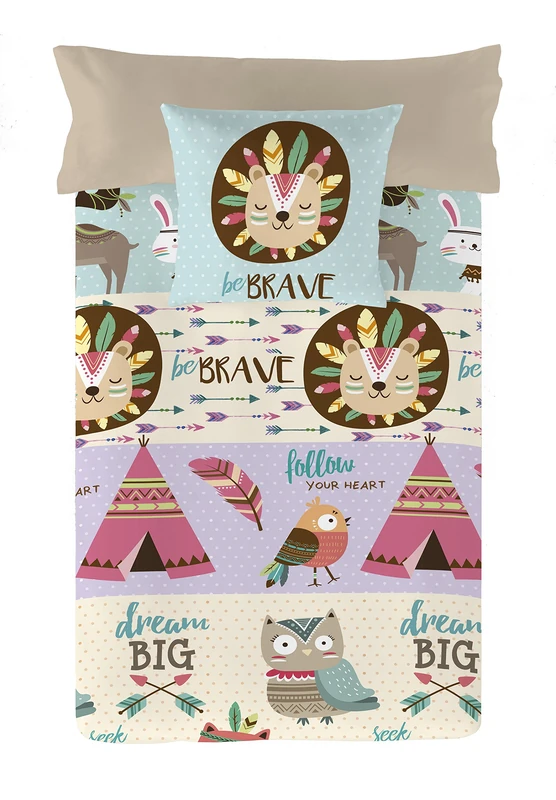 NATURALS Duvet Cover 90 cm multicoloured