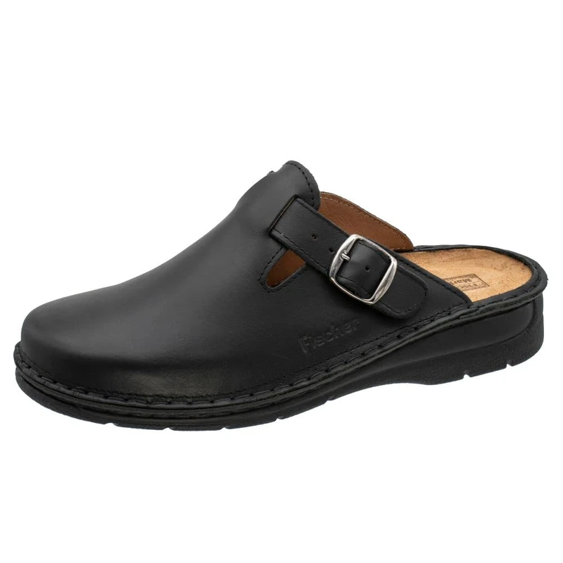 Fischer Markenschuh Men's Andreas Clogs, Black 222, 8 UK