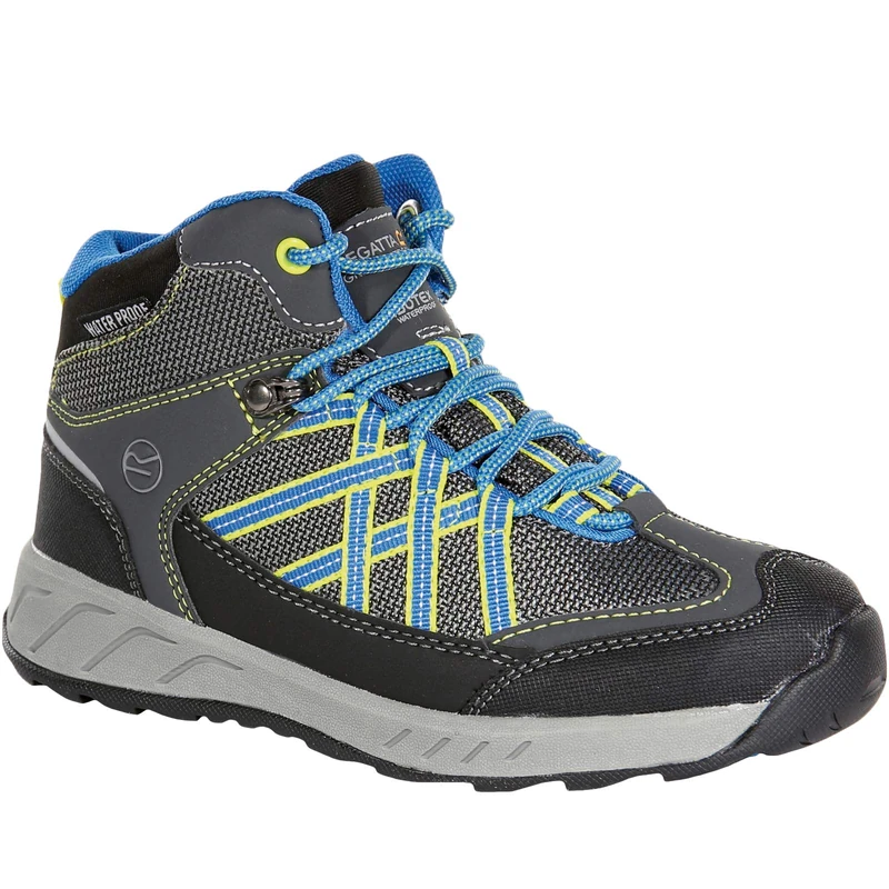 Regatta Kids Samaris Waterproof Walking Boot - Brair French Blue - 1 UK