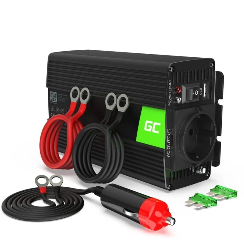 Green Cell 300W/600W 12V to 220V/230V Pure Sine Wave Power Inverter