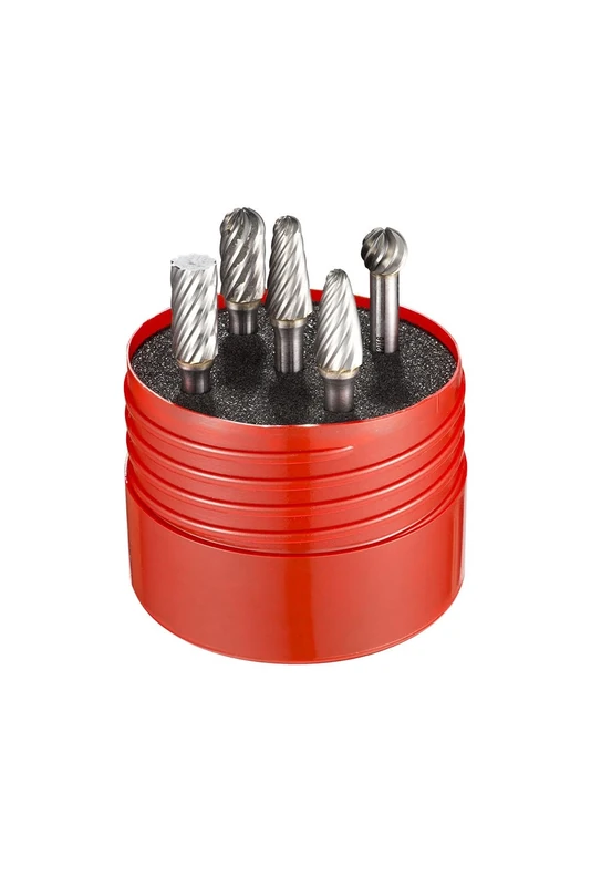 Dormer Rotary Burr Set of 5 Pieces, Various Sizes and Shapes