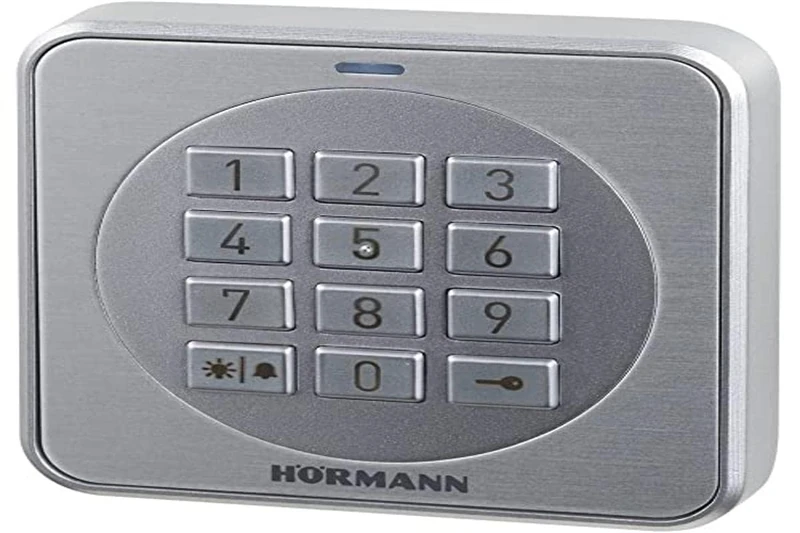 Hörmann 4511633 Code Lock/Code CTV 3-1 ~ for 3 Functions, Heavy Duty with Metal Keyboard, up to Control 2 Garage Doors or Electric Door Opener Dimensions: 8 x 8 x 1.5 cm