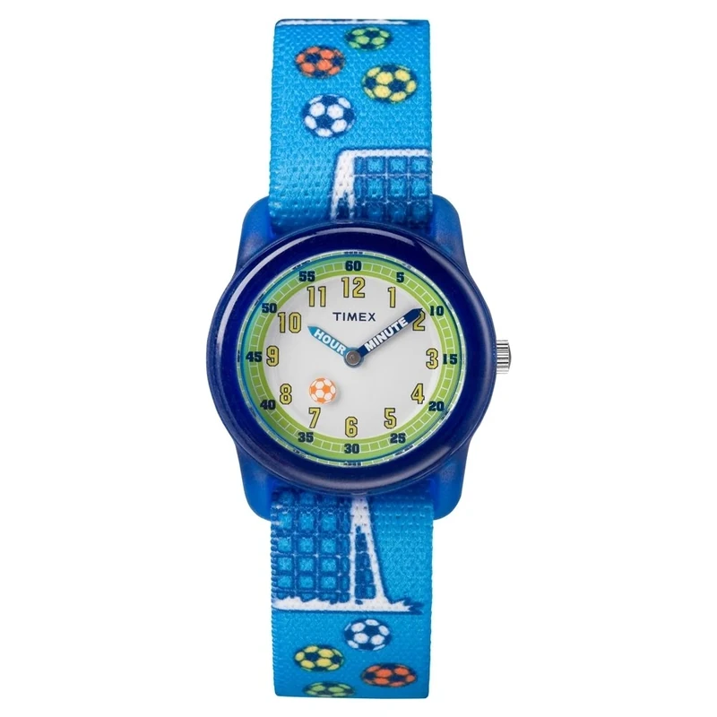 Timex Time Machines Kids Soccer Watch - Blue 29mm TW7C16500