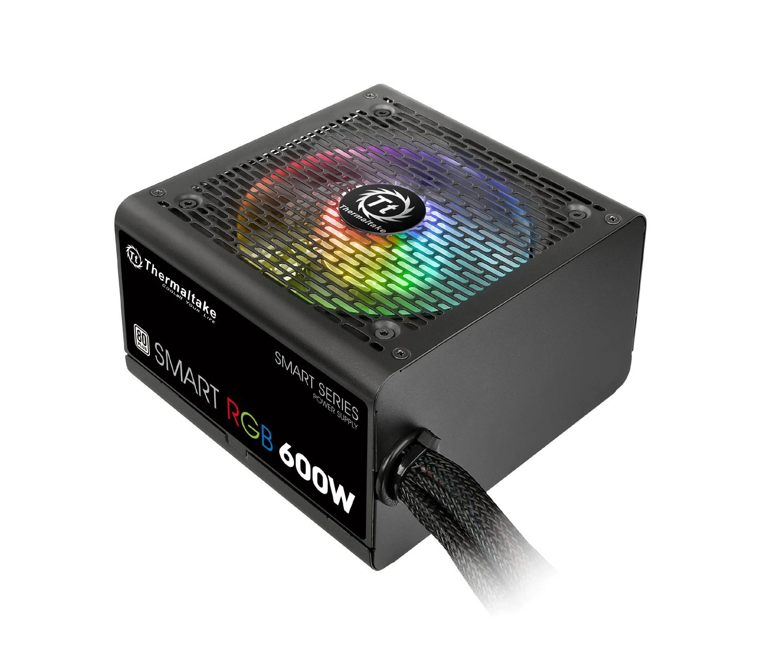 Thermaltake smart RGB, PC power supply black black 600W