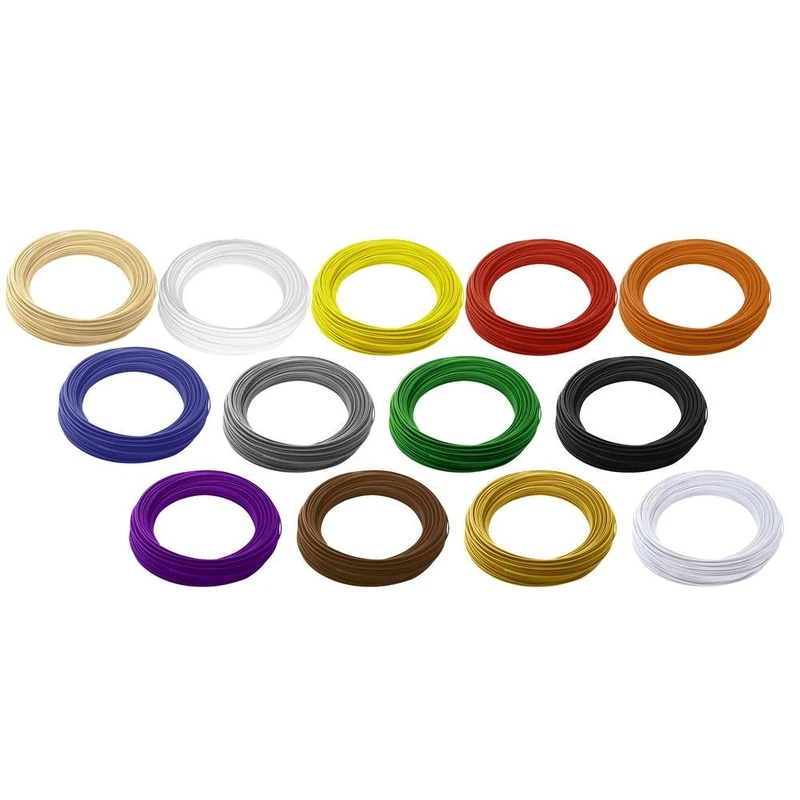 Renkforce 1531462 01.04.00.0201 Filament Pack ABS 2.85 mm Natural, Black, White, Red, Yellow, Blue, Green, Orange, Grey, Pure