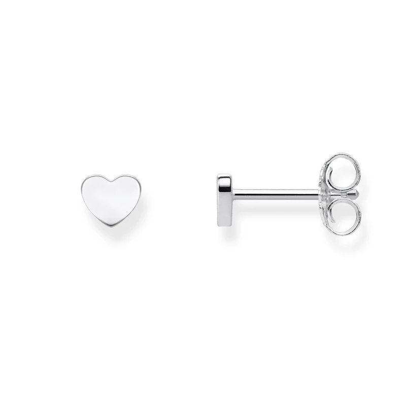 Thomas Sabo Women Stud Earrings Heart 925 Sterling Silver H1970-001-12