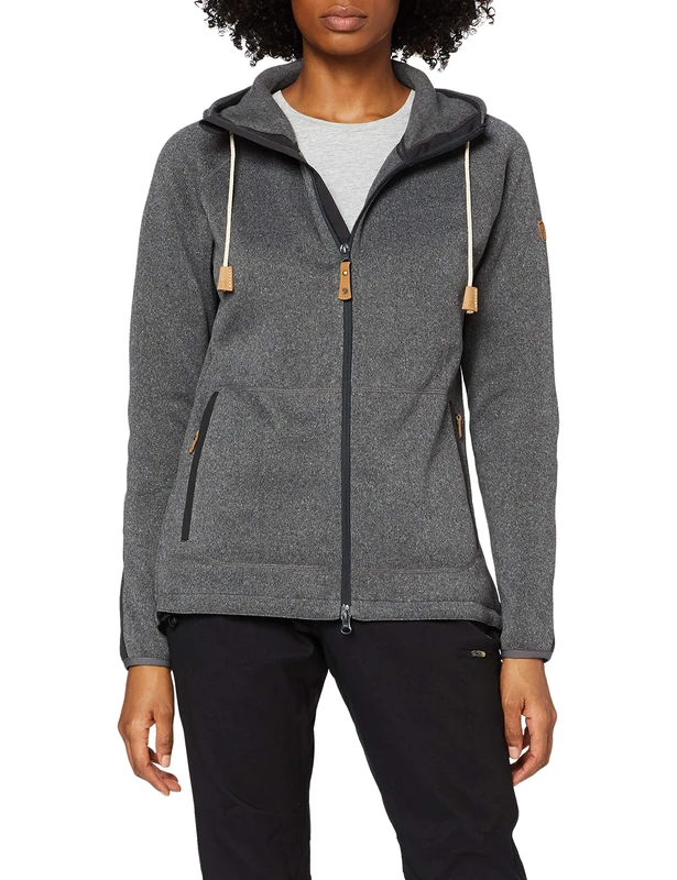 Fjällräven Övik Fleece Hoodie W Sweatshirt - Grey, XX-Small