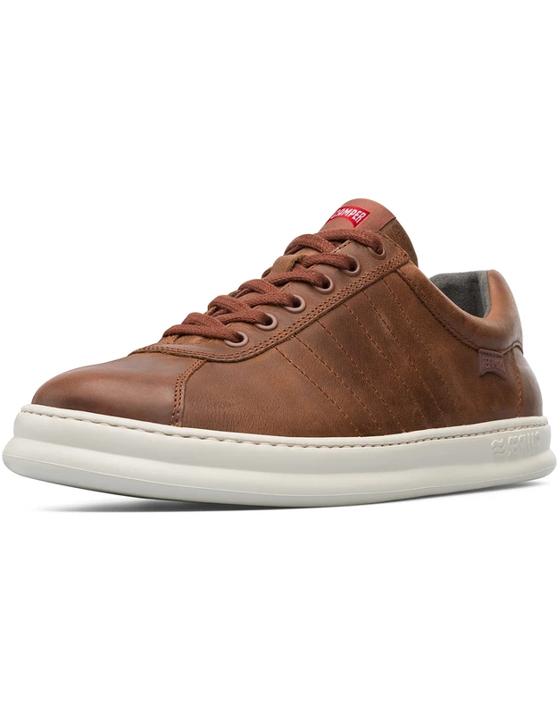 Camper mens Runner Four Low-Top Sneakers, Brown Medium Brown 210, 6 UK