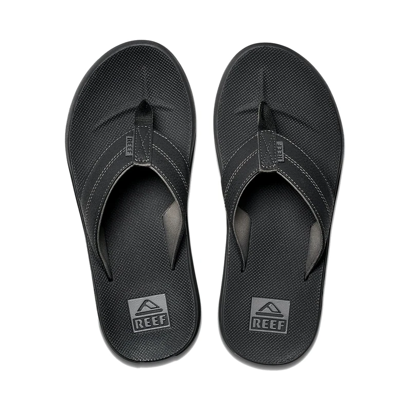 Reef Men's Element TQT Flip-Flop, Black, 12 UK