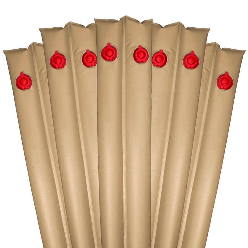 Pool Mate 1-3809-20-TAN-05BX Pool Cover Water Bags, 5-Pack, 8 ft. Tan Double Chamber, 20 Gauge
