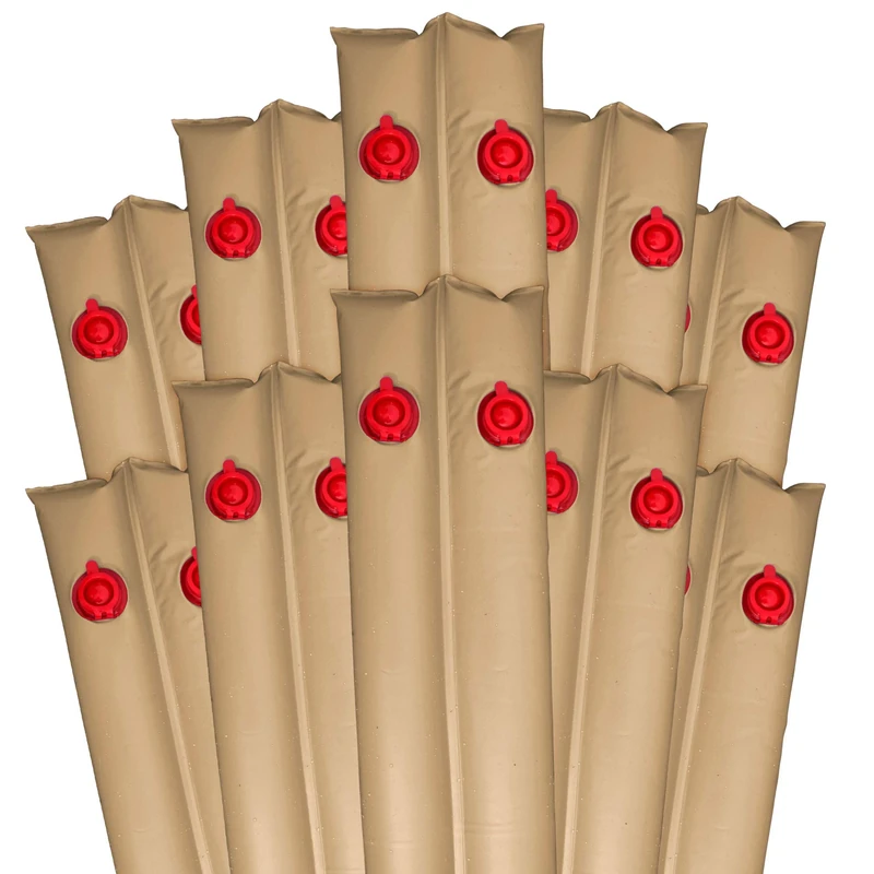 Pool Mate 1-3811-TAN-10 Heavy-Duty 16 Gauge 10-Foot Tan Winter Water Bag For Swimming Pool Covers, 10-Pack