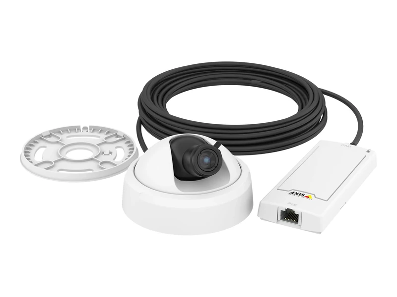 AXIS 0928-001 Dome Network Surveillance Camera, 4 W, 48 V, White