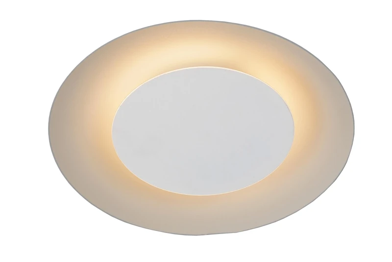 LUCIDE FOSKAL - Flush Ceiling Light - Ø 21,5 cm - LED - 1x6W 2700K - White