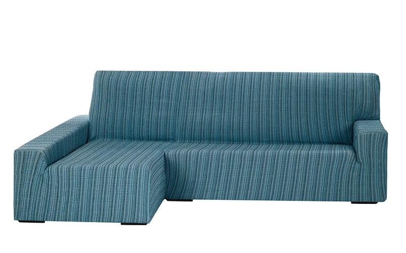 Martina Home Elastic Cover for Sofa Chaise Longue Left-Hand 32x42x17 cm blue
