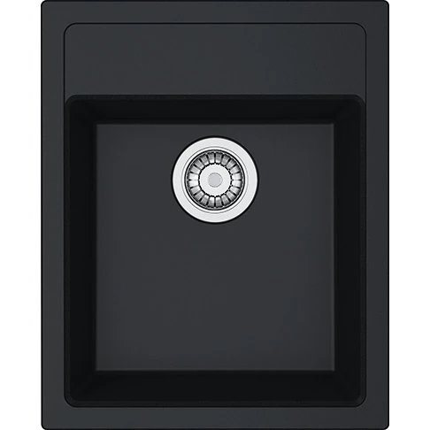 Franke SID 610-40 Top-Mounted Sink Rectangular Tectonite – Sink (Top-Mounted Sink, Rectangular, Tectonite, Carbon, 1 Bowls, Rectangular)