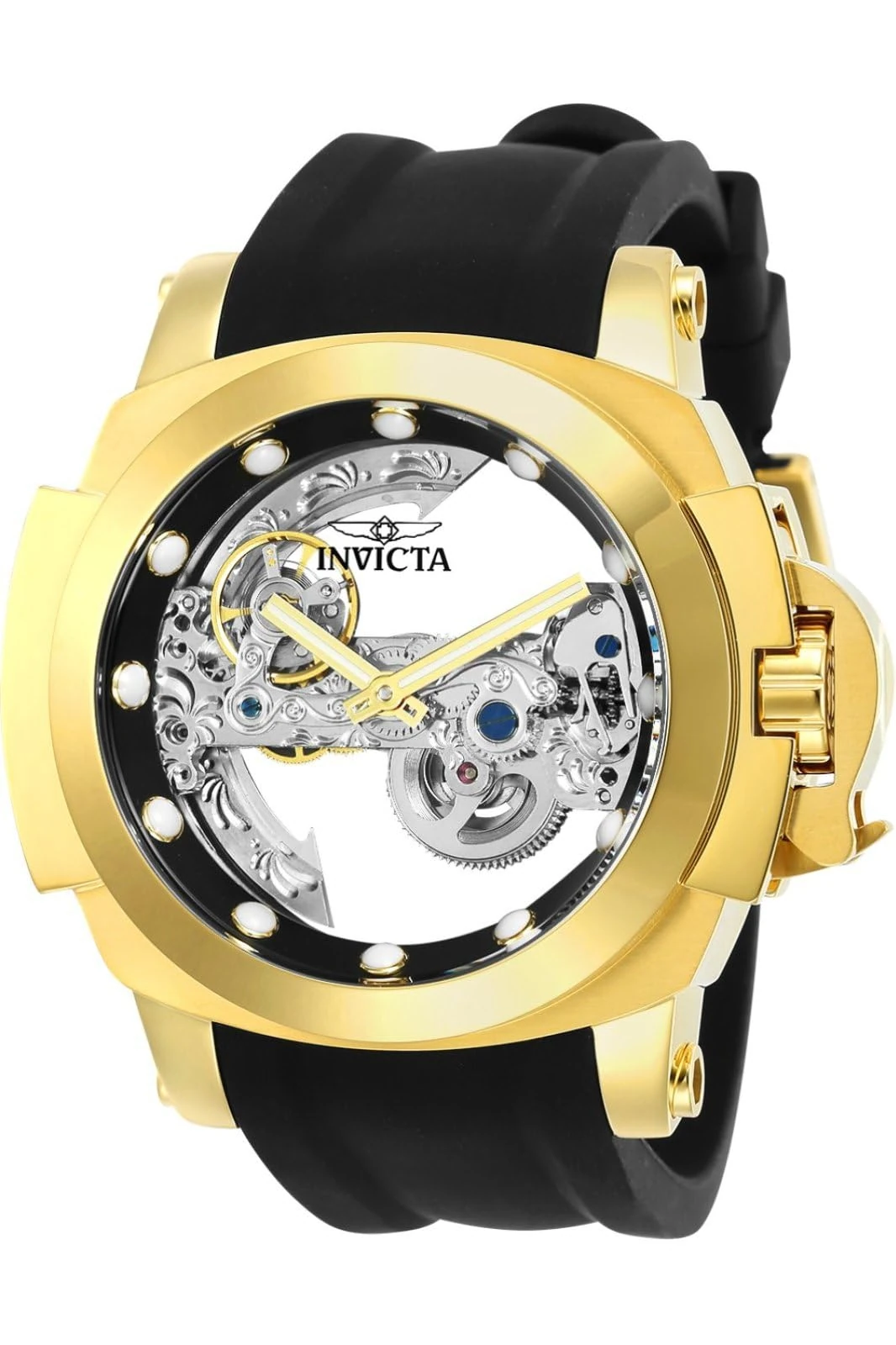 Invicta Coalition Forces 24708 Men's Watch - Waterproof - Analogue - Automatic Movement - stainless steel with Black dial - 48mm