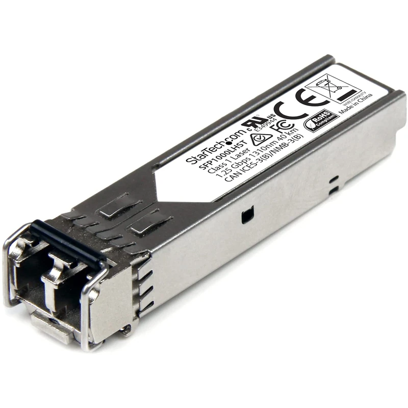 StarTech.com MSA Uncoded Compatible SFP Module - 1000BASE-LH - 1GbE Single Mode Fiber (SMF) Optic Transceiver - 1GE Gigabit Ethernet SFP - LC 40km - 1310nm - DDM (SFP1000LHST)