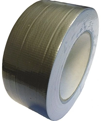 PRO SYSTEM 702500 Fabric Tape 50 mm Wide 50 Metres Length, Silver (Pack of 18)