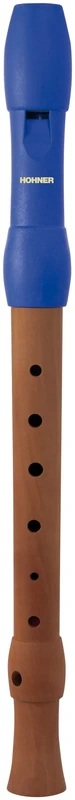 HOHNER Alegra Line Recorder Blue German 2-Piece