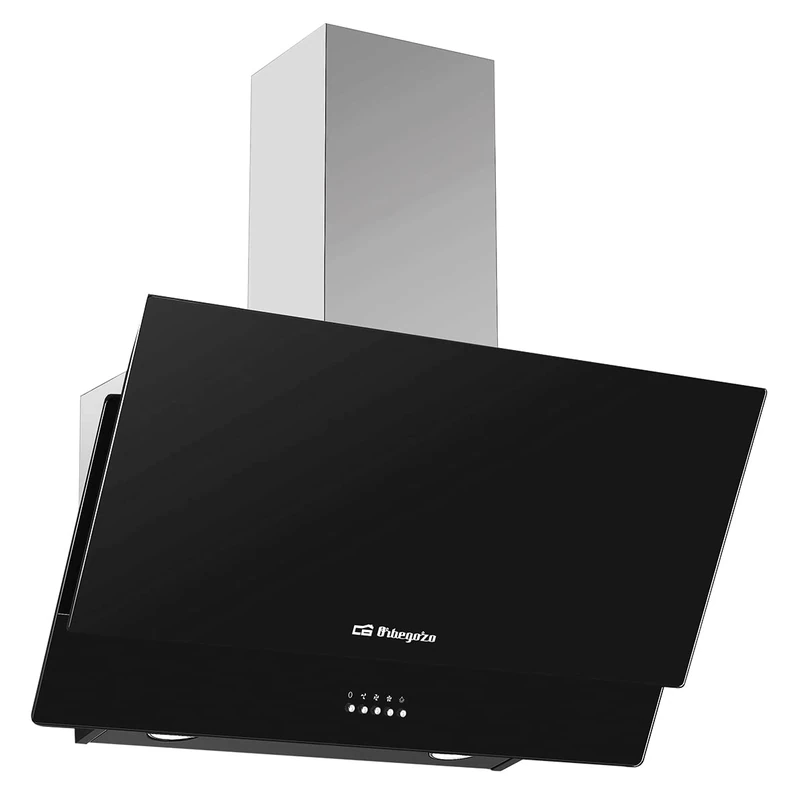 Orbegozo DS 74170 N Wall-mounted Black,Stainless steel 378.6m³/h - cooker hoods (378.6 m³/h, Ducted, 57 dB, 69 dB, Wall-mounted, Black, Stainless steel)
