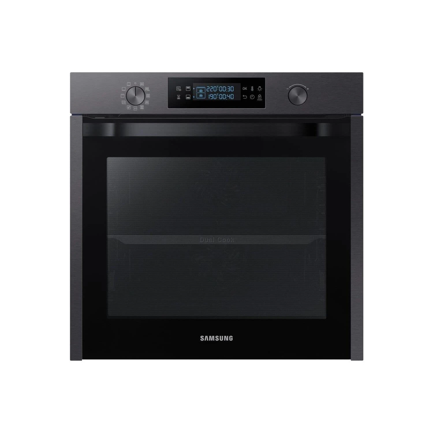 Samsung Dual Cook Electric Pyrolytic Single Oven - Black