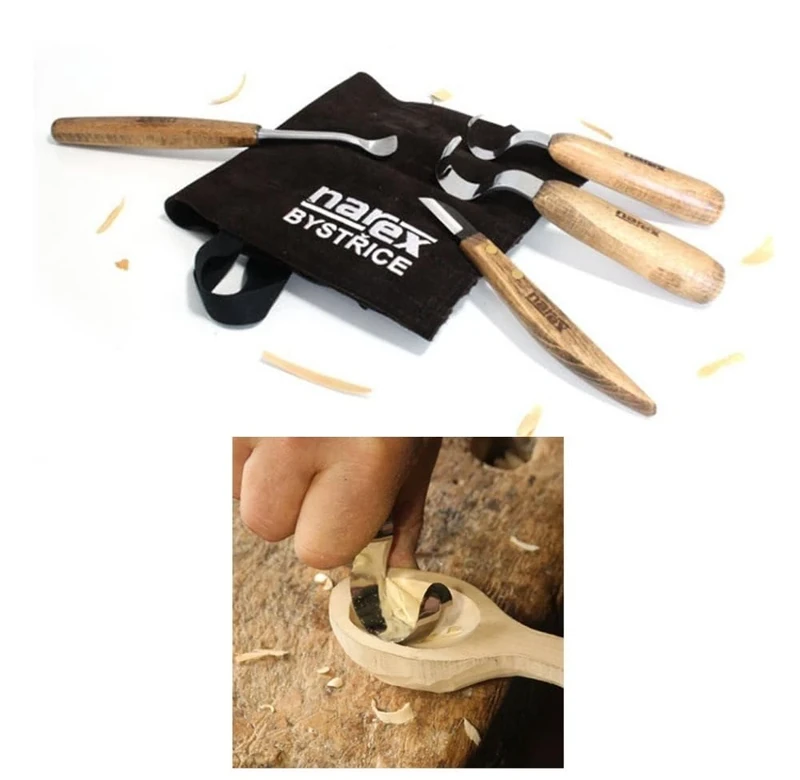 Narex Spoon Carving Set, Profi 4-pc