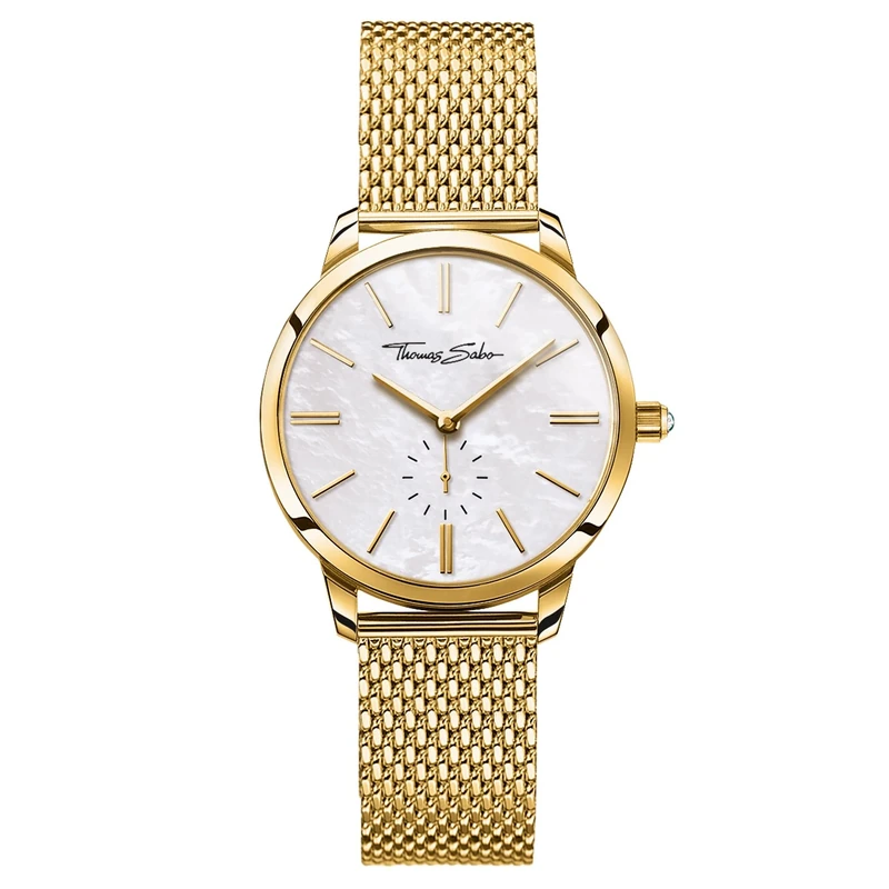 Thomas Sabo Women’s Watch Glam Spirit Stainless Steel, Stainless Steel Yellow Gold-Coloured