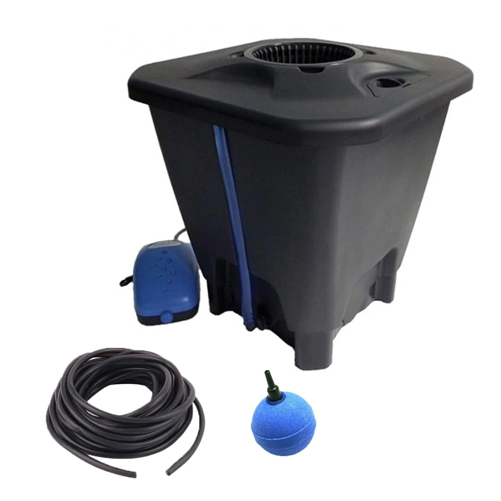 1 2 4 or 6 Pots IWS Deep Water Culture DWC OxyPot Bubbler Hydroponic System Kit (1 - Oxypot Single)