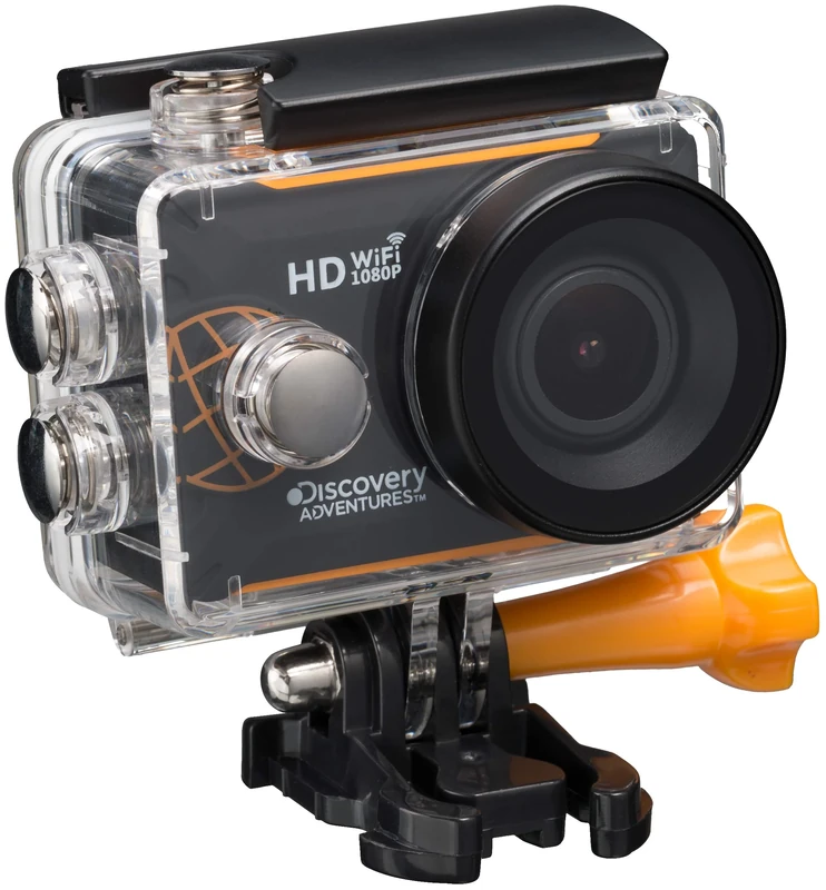 Discovery Expedition Adventures Full HD 1080P Wifi Action Camera with LCD Screen, 5.08 cm (2 Zoll) schwarz