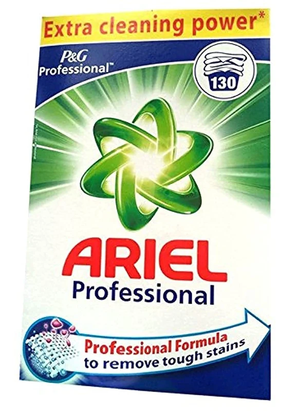 Ariel 130 Scoop Bio Washing Powder Professional Laundry Detergent - 9 kg