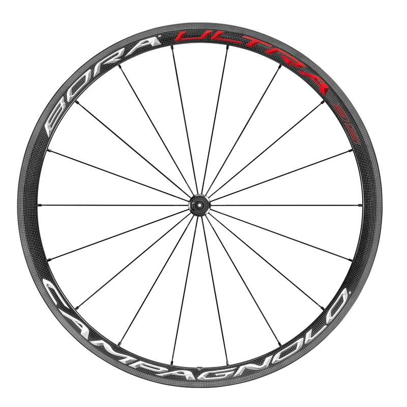 Bora One 35 Disc Brake Bolt-Thru Tubular Wheelset, Bright Label, 28" (Shimano Freehub body)