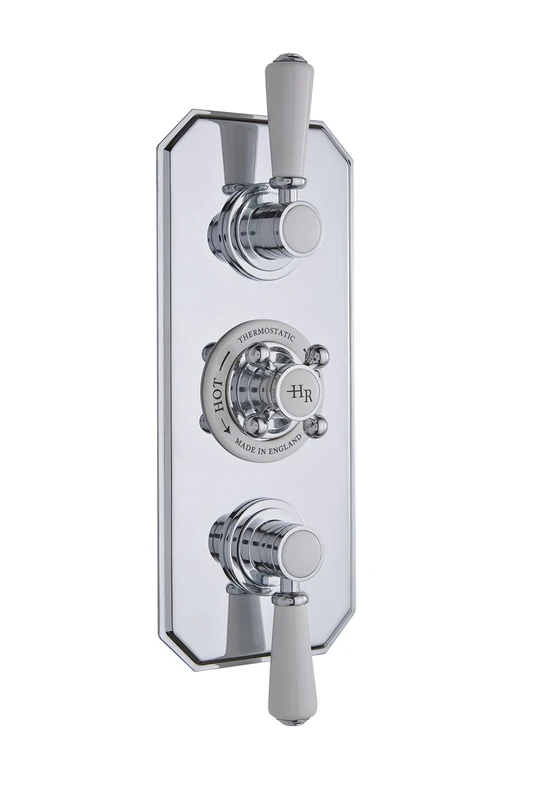 Hudson Reed TSVT005 Topaz Concealed Shower Valve with Diverter, White