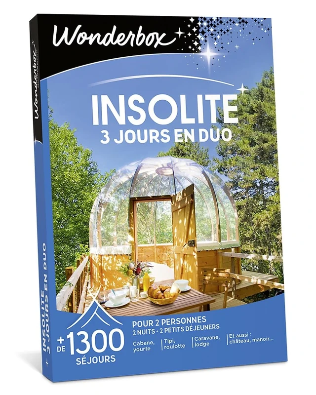 Wonderbox - Unusual - 3 Days in Duo - Gift Box - Gift Idea Stays - Image 1