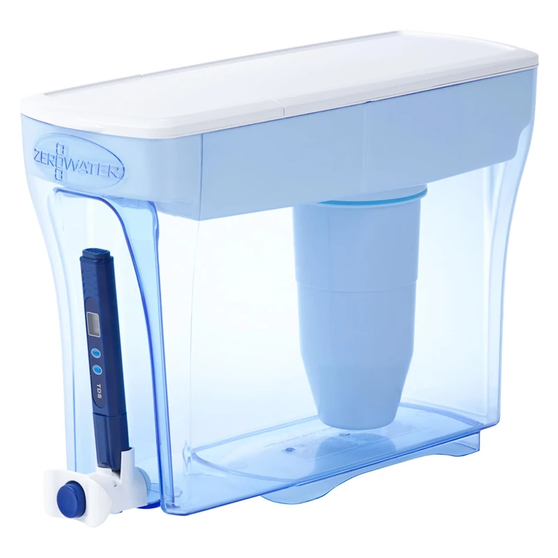 ZeroWater 30 Cup Water Dispenser with Advanced 5 Stage Filter + Water Quality Meter, 7.1 litres, KC54962