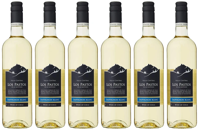 Los Pastos de las Montanas Sauvignon Blanc Wine, 75 cl, Case of 6