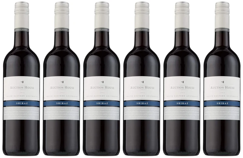 Auction House Shiraz Wine, 75 cl, Case of 6