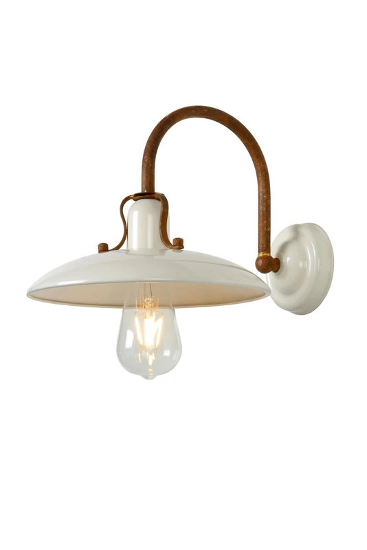 LUCIDE RÖMER - Wall Light - 1xE27 - Cream