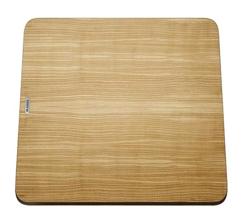 BLANCO ash Compound Cutting Board | 402 x 382 mm | Suitable for Zenar XL 6 S DampfgarPlus | [40,2x38,3x2,4 cm]