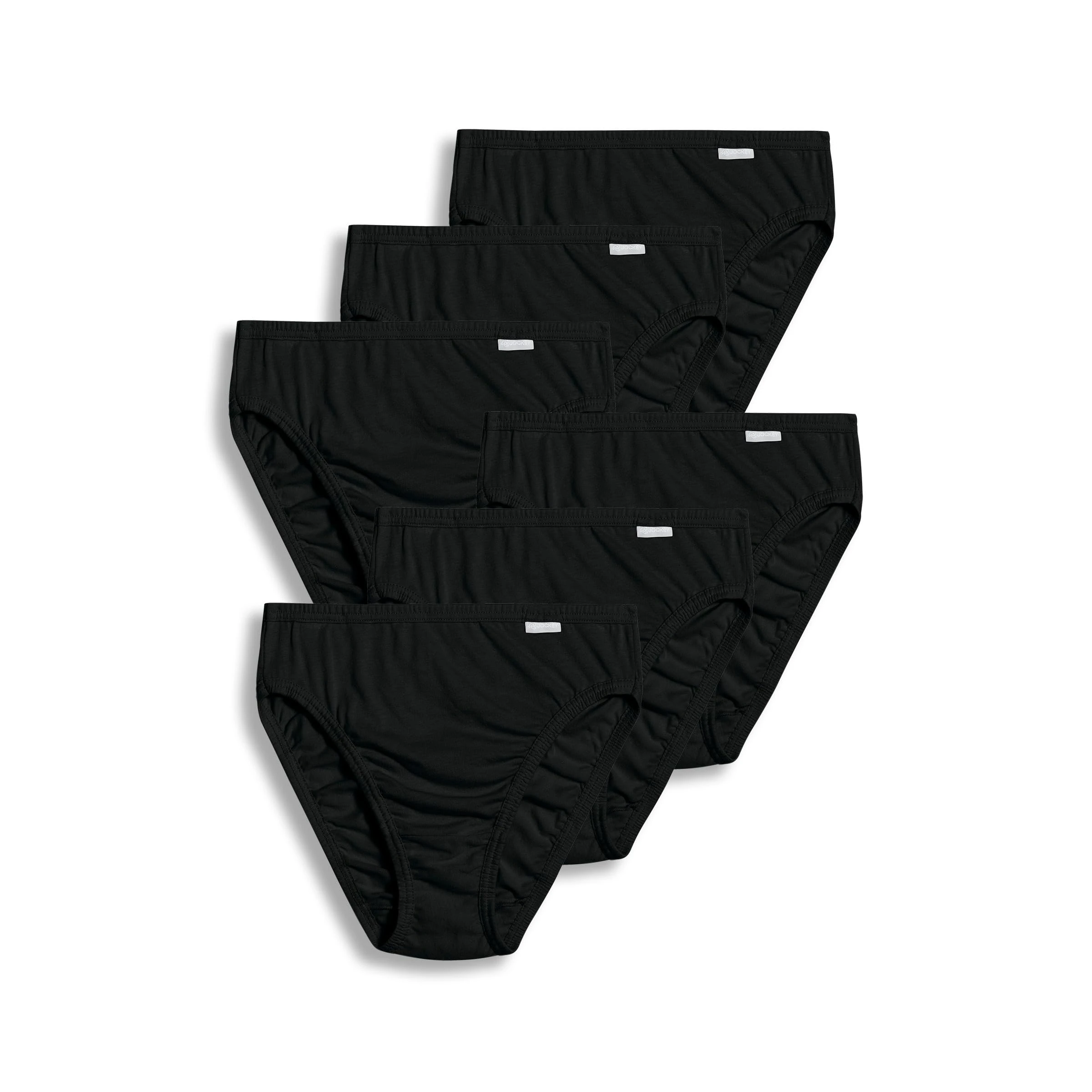 Women's Underwear Elance French Cut - 6 Pack-Black-5